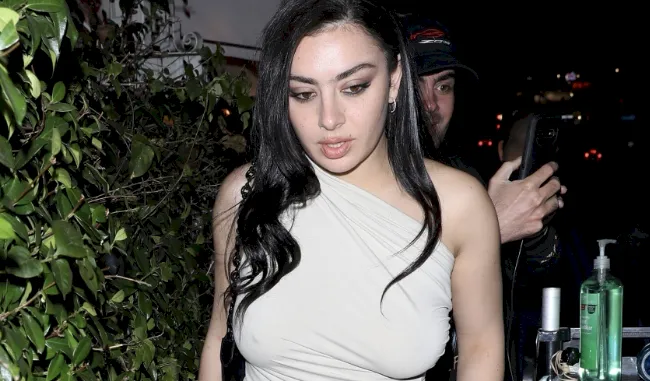 Charli XCX Nipple Pokies at Babygirl After Party